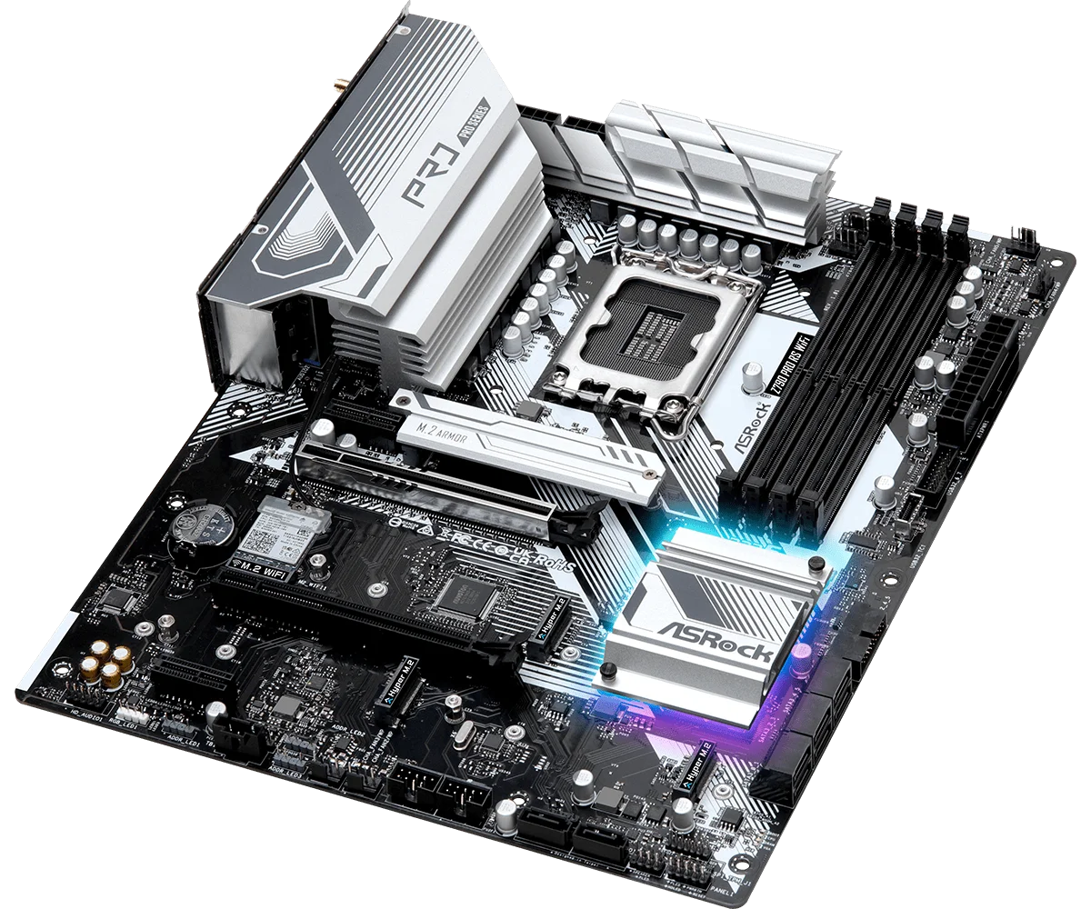 ASRock Z790 PRO RS WIFI Motherboard Intel Z790 LGA 1700 DDR5