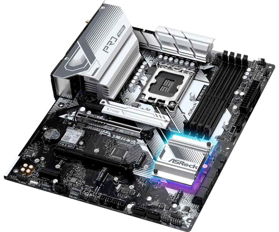 ASRock Z790 PRO RS WIFI Motherboard Intel Z790 LGA 1700 DDR5 256GB