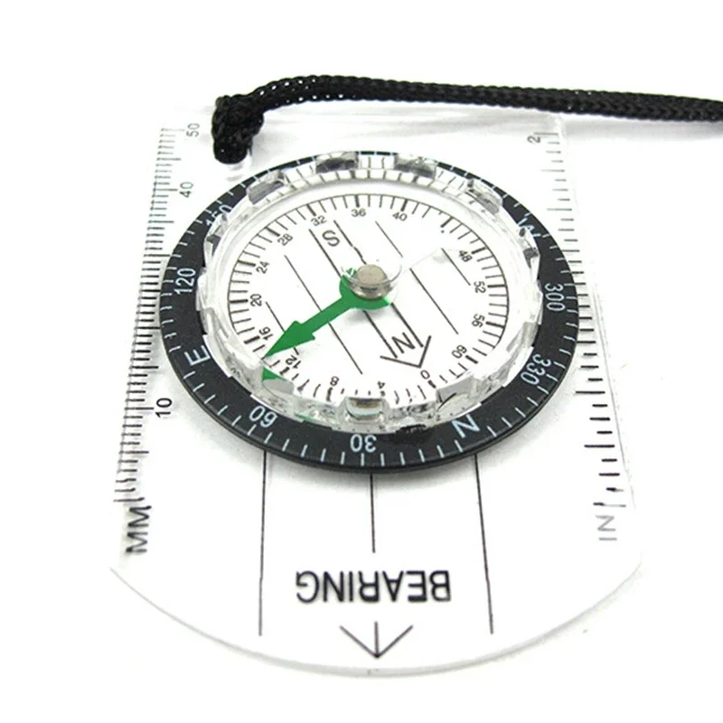 Wilderness Survival Outdoor Equipment Professional Multi-function Compass Map Scale