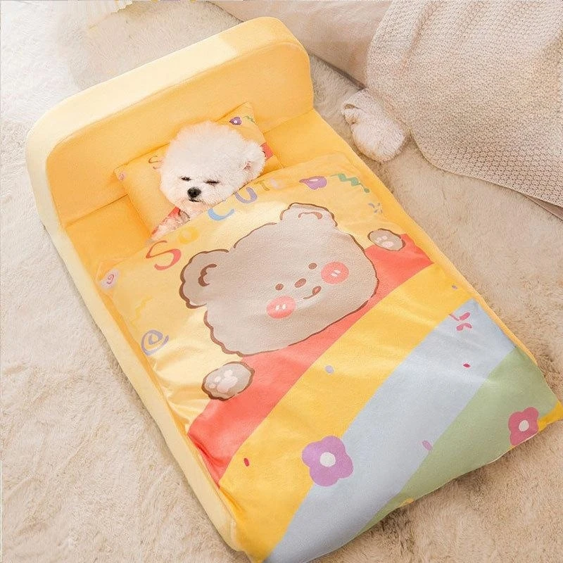 

Dog Bed Padded Cushion for Small Big Dogs Sleeping Beds and Houses for Cats Super Soft Durable Mattress Removable Pet Mat New
