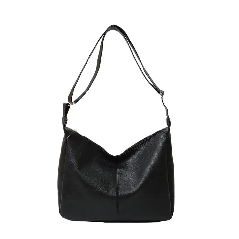 【MAX-22】Retro PU Leather Shoulder Bag Ladies Large Capacity Underarm Bag Fashion Versatile Commuter Tote Bag For Women Gifts 5