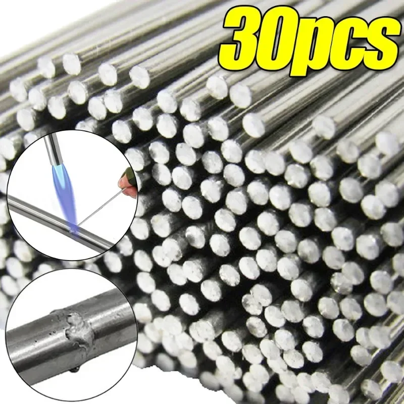 10/30pcs Low Temperature Welding Rods Easy Melt Cored Wire Solder Universal Copper Aluminum Soldering Tools Repairing Agent Kits