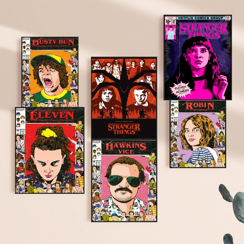 1pc Stranger Things Poster HD Posters Home Room Bar Cafe Decor Art Wall Painting Picture