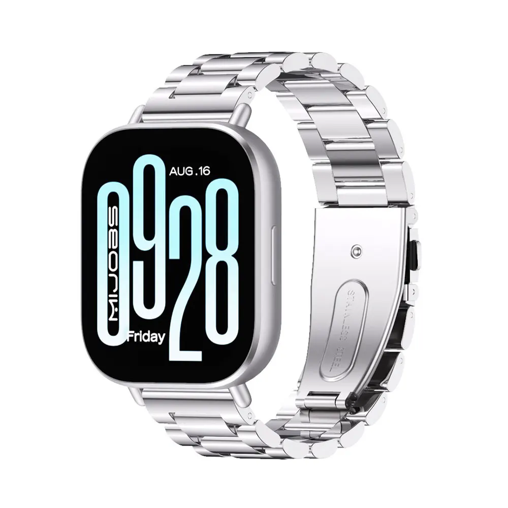 Enhanced Stainless Steel Metal Strap for Smartwatches - 22mm Wristband