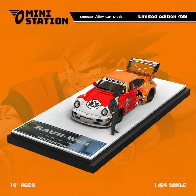 Mini Station 1:64 RWB 964 Sun Wukong Goku Vegeta Majin Buu