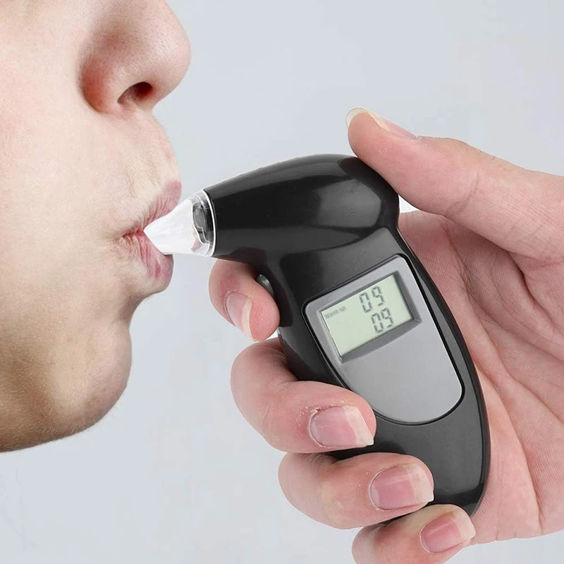 Portable Digital Display Alcohol Detector Breathalyzer Police Alcotester Backlight LCD Display breathlyzer alcohol tester alcohol tester breath alcohol tester