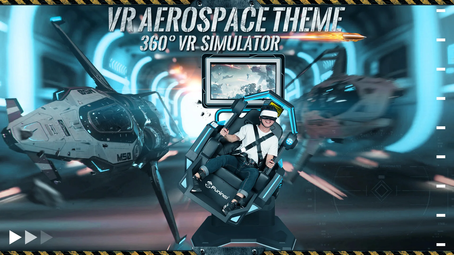 Simulador de carro de corrida realidade virtual VR Ride Shoot 9D 360 jogo  de arcade VEJA VÍDEO