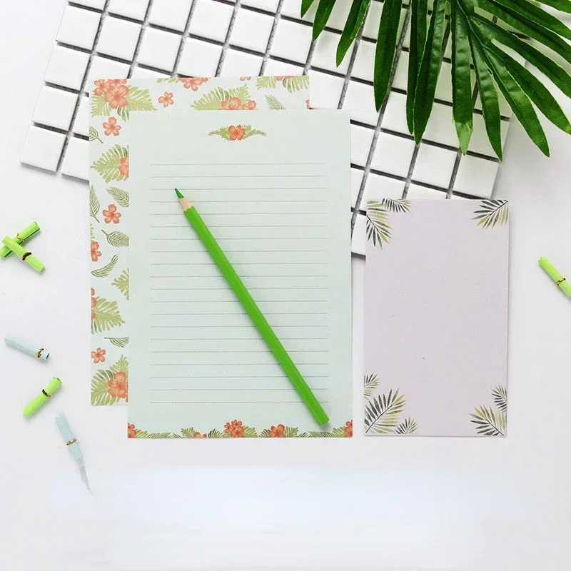 Kraft Paper Envelopes Mailing Envelopes 6PCS Letter Papers 3PCS Envelopes