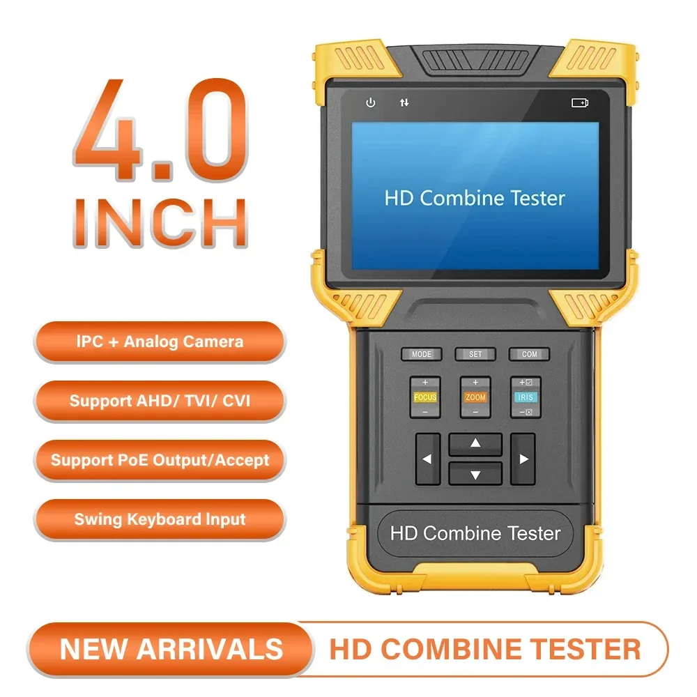 IPC-5200 Plus CCTV Tester Full 8MP IP CVI TVI AHD SDI Analog 6 In 1 Hd Tester-monitor Vga & 4k HDMI Input Cable Tracer Power In - Foto 2
