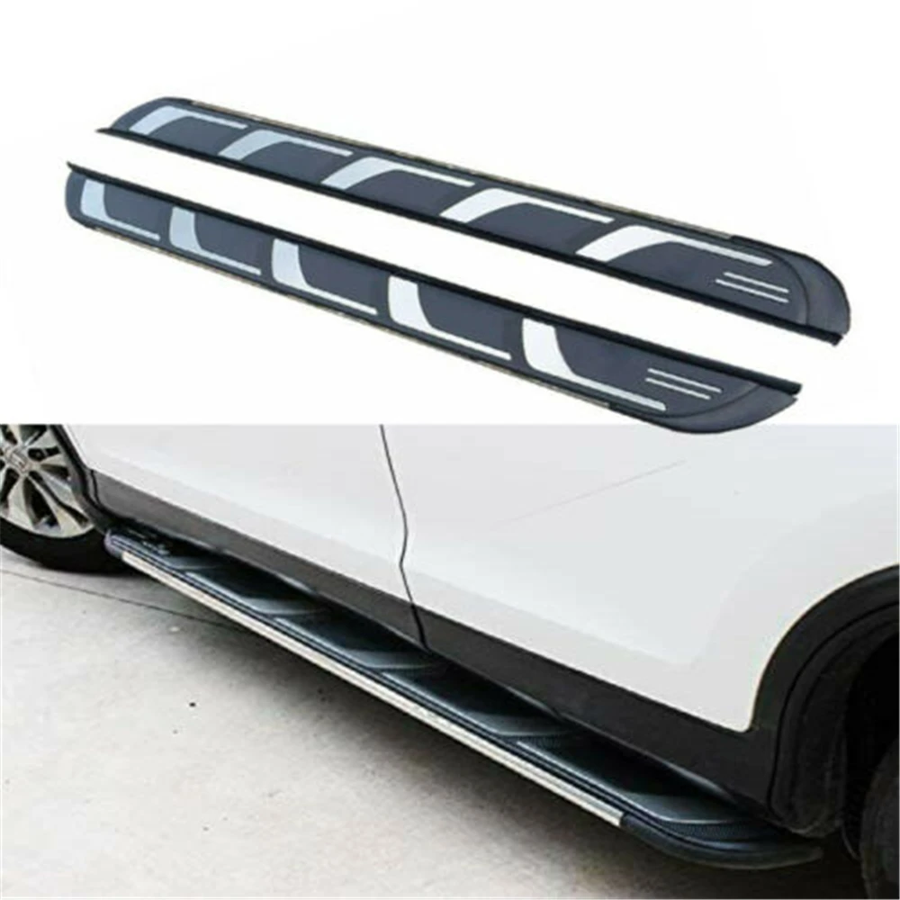 Fixed Running Boards Side Steps Pedals Nerf Protector Bar Fits For