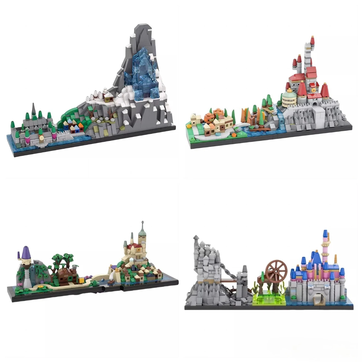 Collection de Mini-Châteaux et Mondes Fantastiques en Blocs
