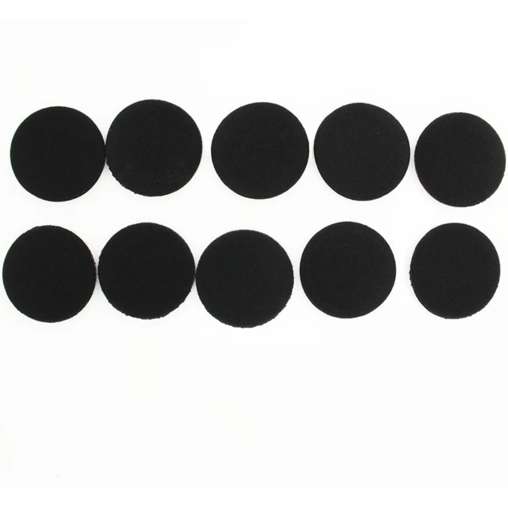 

2pcs/Pair Foam Foam Ear Pads Earpads Earmuffs Headset Ear Cushions Thick Black Thickened Foam Ear Pads Headset