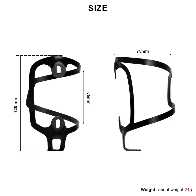 Bicycle Water Bottle Cage Lightweight Bike Bottle Holder Aluminium Alloy Bracket For Road Cycling Kettle Mount