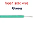 Green Solid Wire