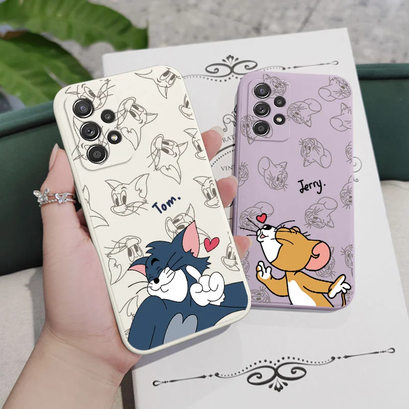 Classic Cartoon Case For Samsung A73 A53 A33 A23 A13 A03S A03  A52 A52S A51 A72 A71 A32 A31 A22 A21S A12 A02S A02 4G 5G Cover