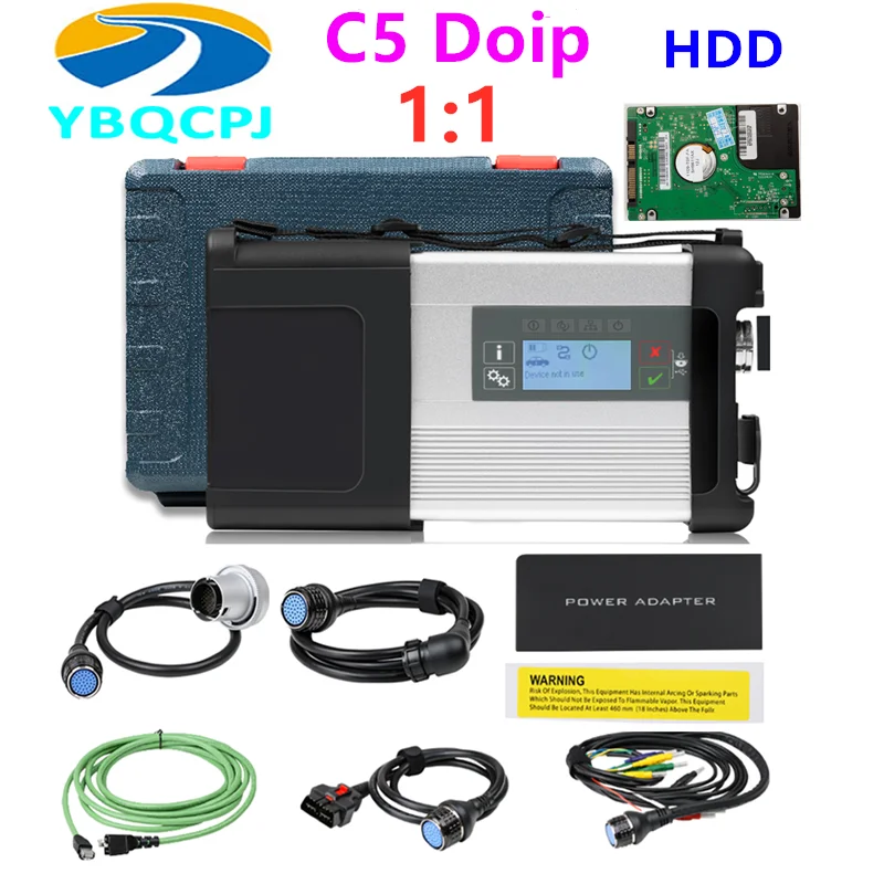 

MB Star SD connect Star C5 DOIP Diagnosis with Wifi Add HDD V2022.09 Software HHD SSD for Cars and Trucks better than C6 C4 Doip