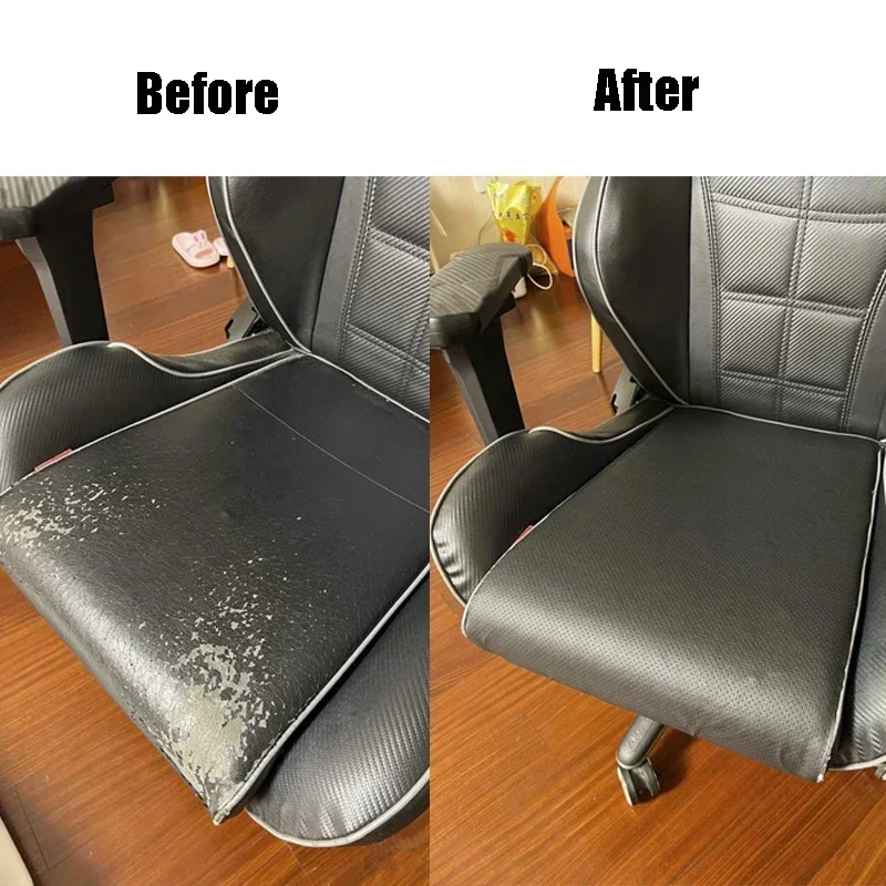 통기성 가죽 수리 패치 소파 자동차 좌석 의자 가구 PU 가죽 테이프에 대한 천공 된 자체 접착 가죽 수리 테이프