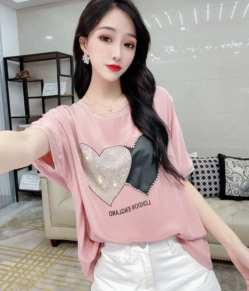 Clothing Black Women's Shirts and Blouses V Neck Top for Woman Button Up Sexy Short Sleeve Elegant Youth Sale of Fine Y2k M Cool