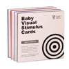 Montessori Baby Visual Stimulation Card Toy Black White Flash Cards High Contrast Visual Stimulation Learning Toys for Children 6