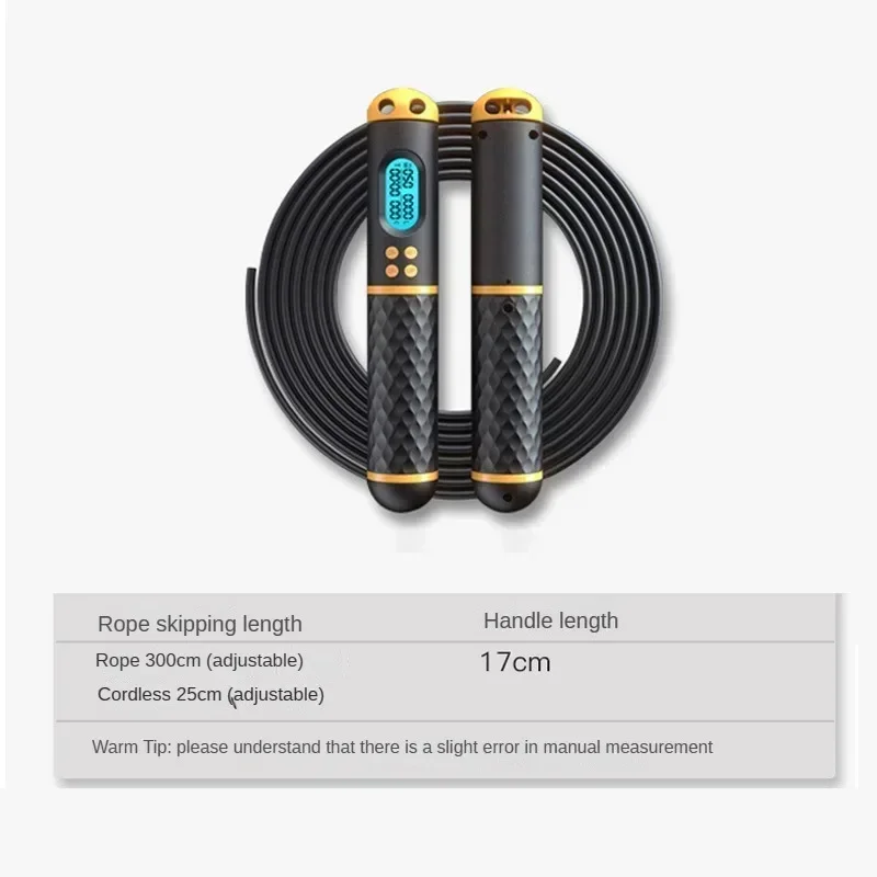 2 In 1 Multifun Skipping Rope With Digital Counter Speed Professional Ball Bearings And Non-slip Handles Jumps And Calorie Count 6