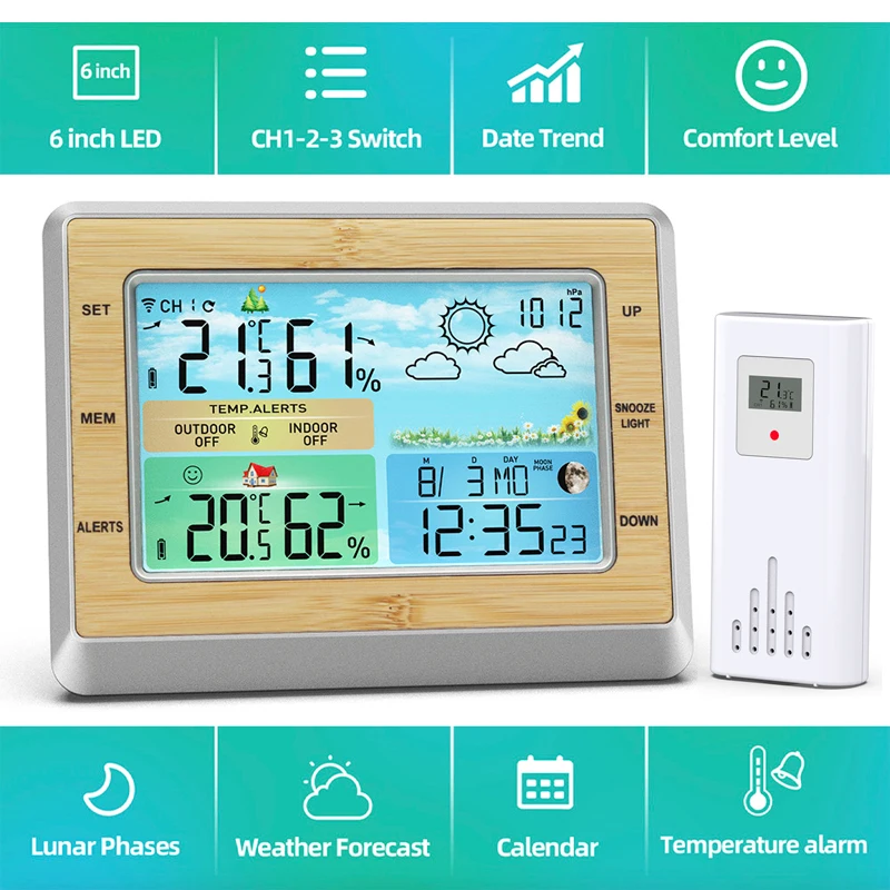 9-1/4-Inch Indoor/Outdoor Thermometer