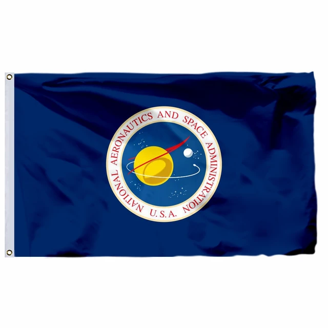 Bandera de la Administración Nacional de Aeronáutica y del Espacio de los Estados Unidos, 90x150cm, 3x5 pies, 2x3 pies, ee.uu., Envío Gratis 1