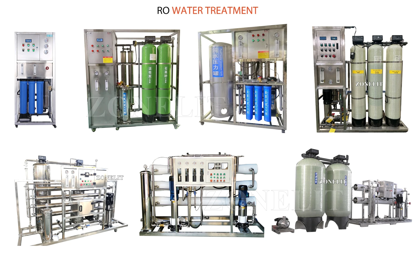 Osmosis Inversa Water Treatment Filtration System Water RO Purification Reverse Osmosis Filter System