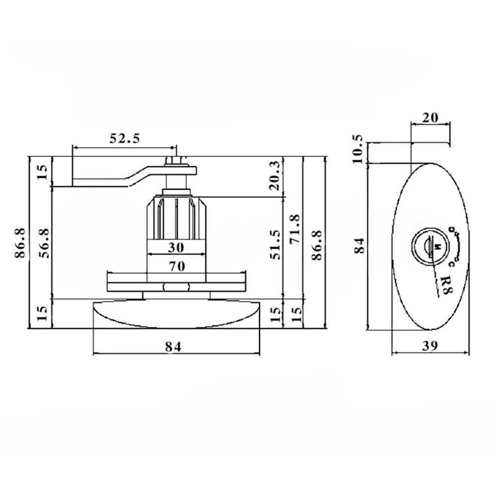 Description Picture 5 of itemSecurity Lock Filing Cabinet Post Mailbox Drawer Cupboard Locker Furniture Locks Drawer DIY Cabinet Tools