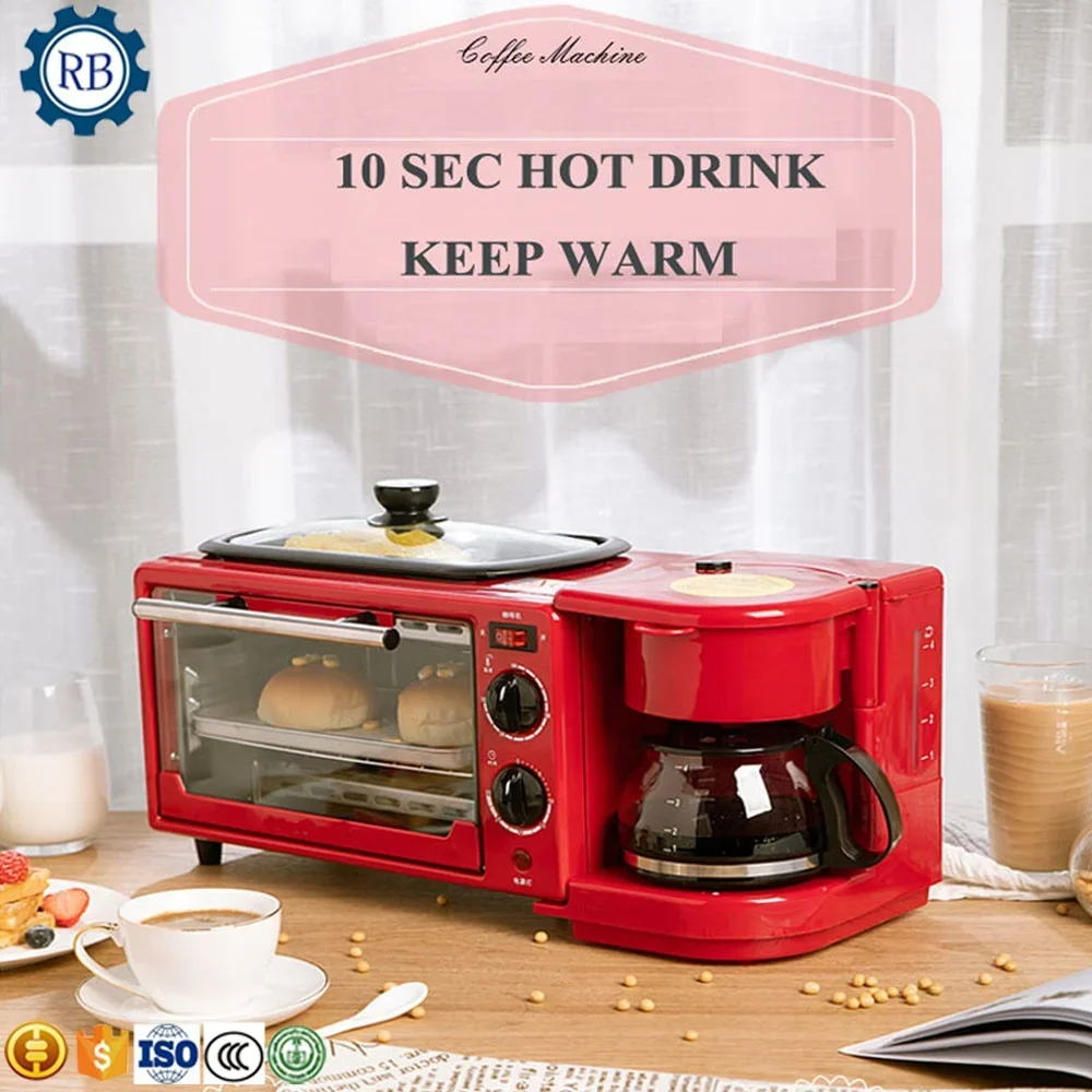 3 In 1 Breakfast Making Machine Time-saving Automatic Breakfast Machine No Stick Oil 6