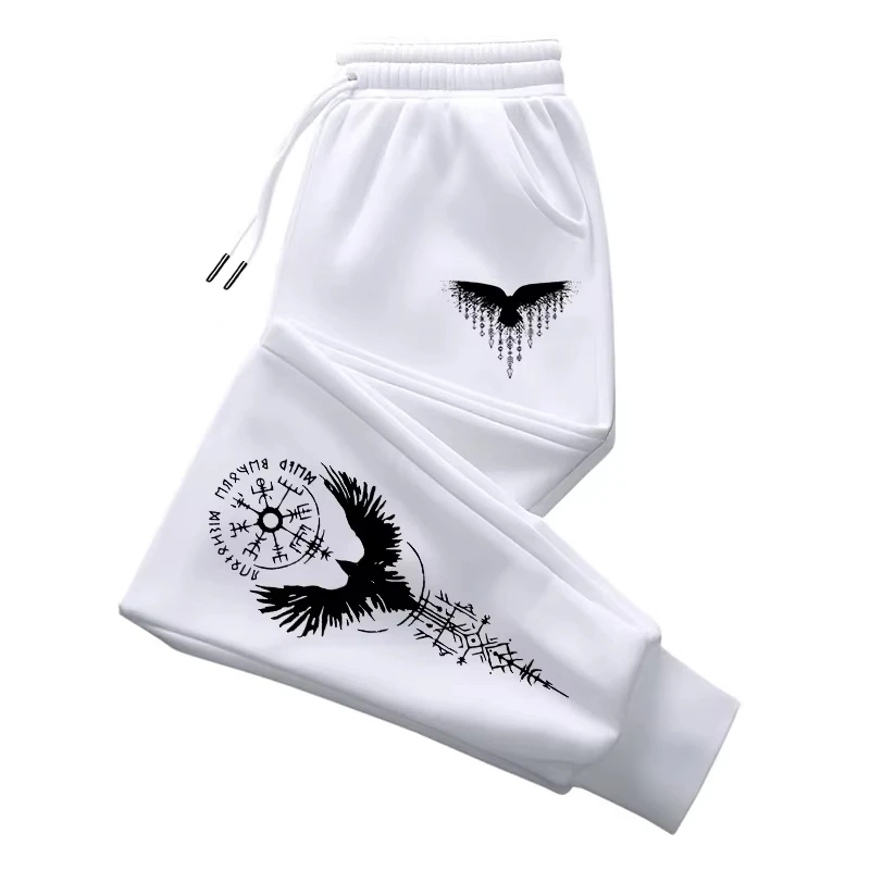 2025 neue Ankunft männer Jogger Hosen Herbst Winter Casual Sportliche Jogginghose Hause Outdoor Komfort Hosen Alte Viking Raven