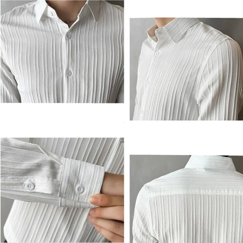 Striped Shirt - Black/white - Men