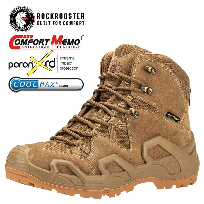 Men Hiking shoes Waterproof Hunting Boots Tactical Desert Combat Boots Trekking Ankle mountian cow Leather Sneakers hiking shoes,combat boots