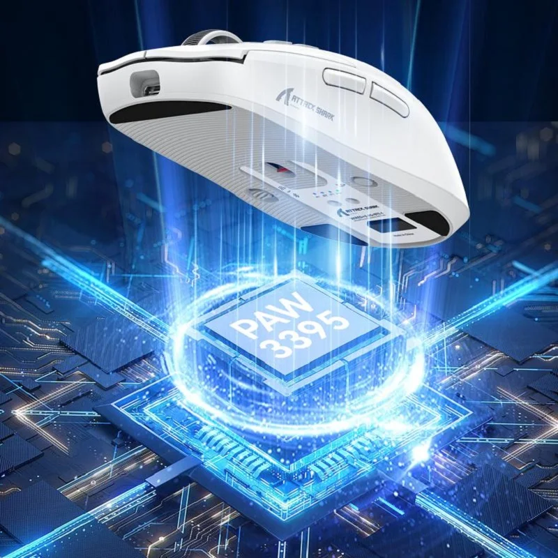 Attack Shark X6 26K DPI Wireless Game PixArt PAW3395 RGB Magnet Macro PC/Laptop wireless mouse gaming mouse