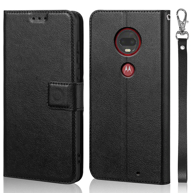 

Чехол для Motorola Moto G7/G7 Plus, флип-чехол из искусственной кожи, держатель для карт, чехол-подставка, защитный чехол для телефона, чехол-бумажник