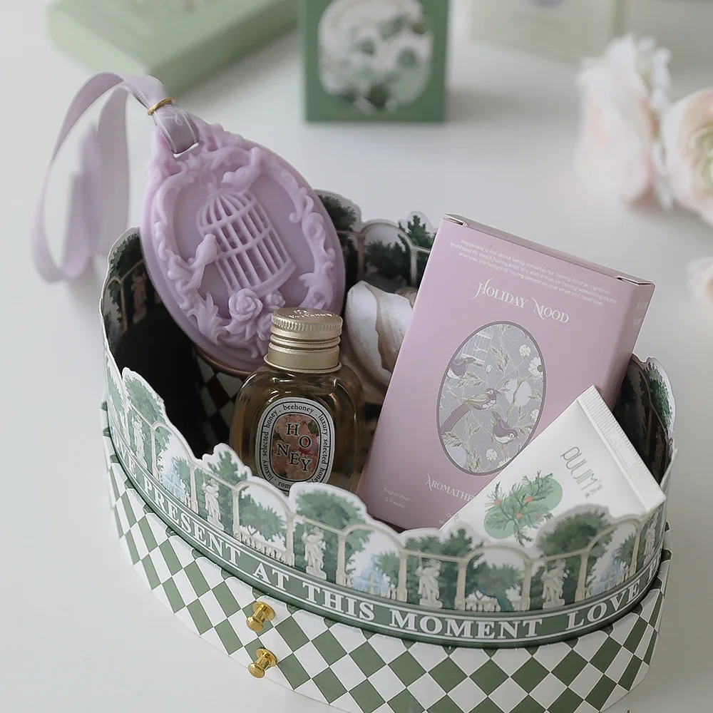 Birdcage Aromatherapy Candle Wax Tablets Wardrobe Deodorant Car Pendant Solid Balm Aromatic Air Freshener Long Lasting Fragrance
