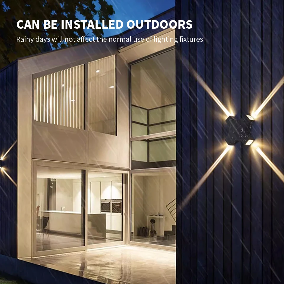 LED 벽 램프 AC85-265V, 안정적, 안전하고 내구성, 고휘도, 에너지 절약, ABS 램프 컨템포러리, 3W, 4W, 5W, 6W, 7W, 8W, 12W