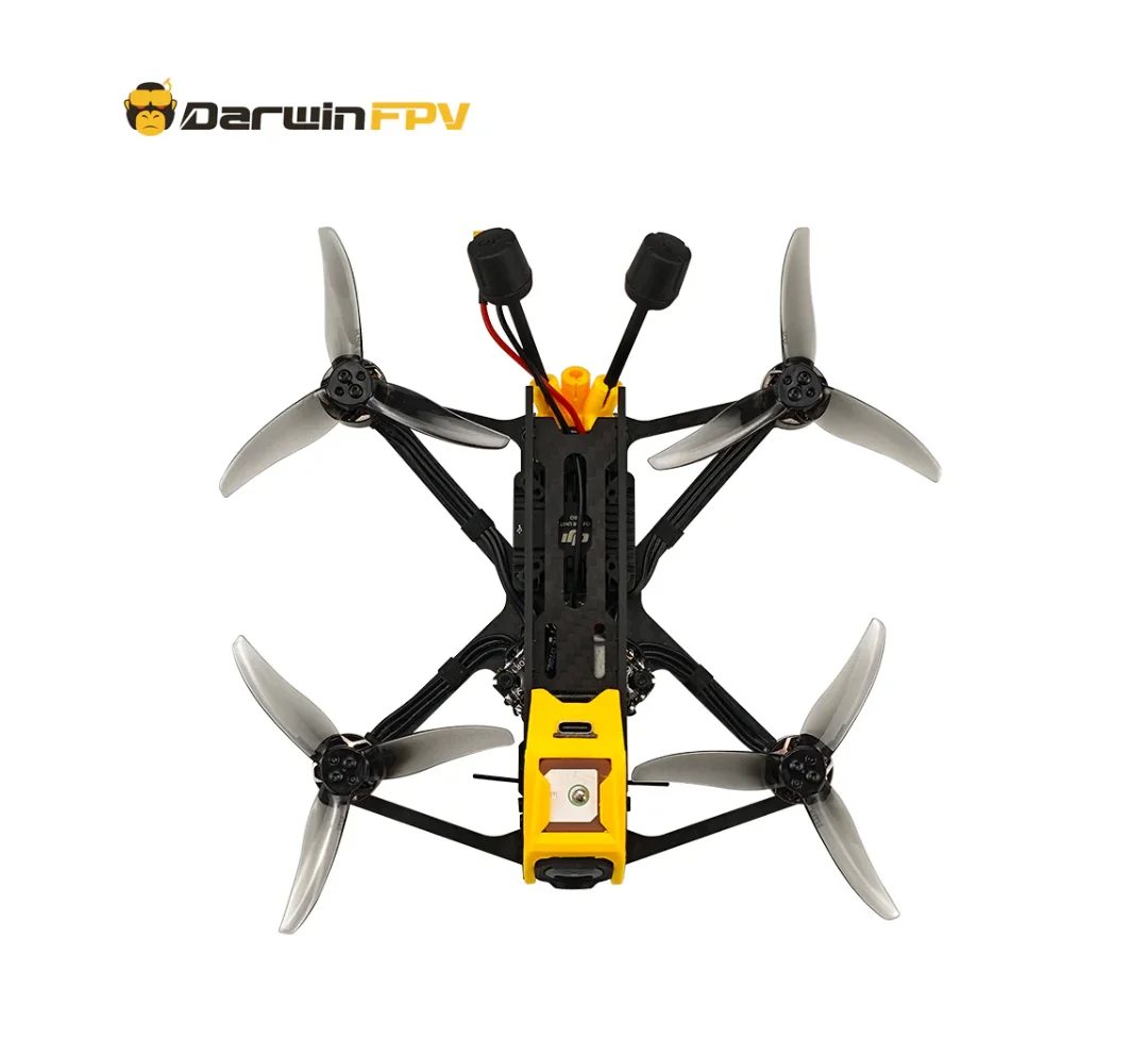 DarwinFPV BabyApe Ⅲ Pro 3.5 Inch Freestyle FPV Drone with Receiver M1018 GPS 1504-4000KV Motors thumbnail 3