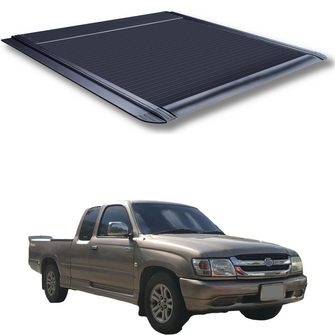 

Electric Retractable Top Quality Aluminum Roller Lid For TOYOTA 2015+ HILUX REVO Long bed