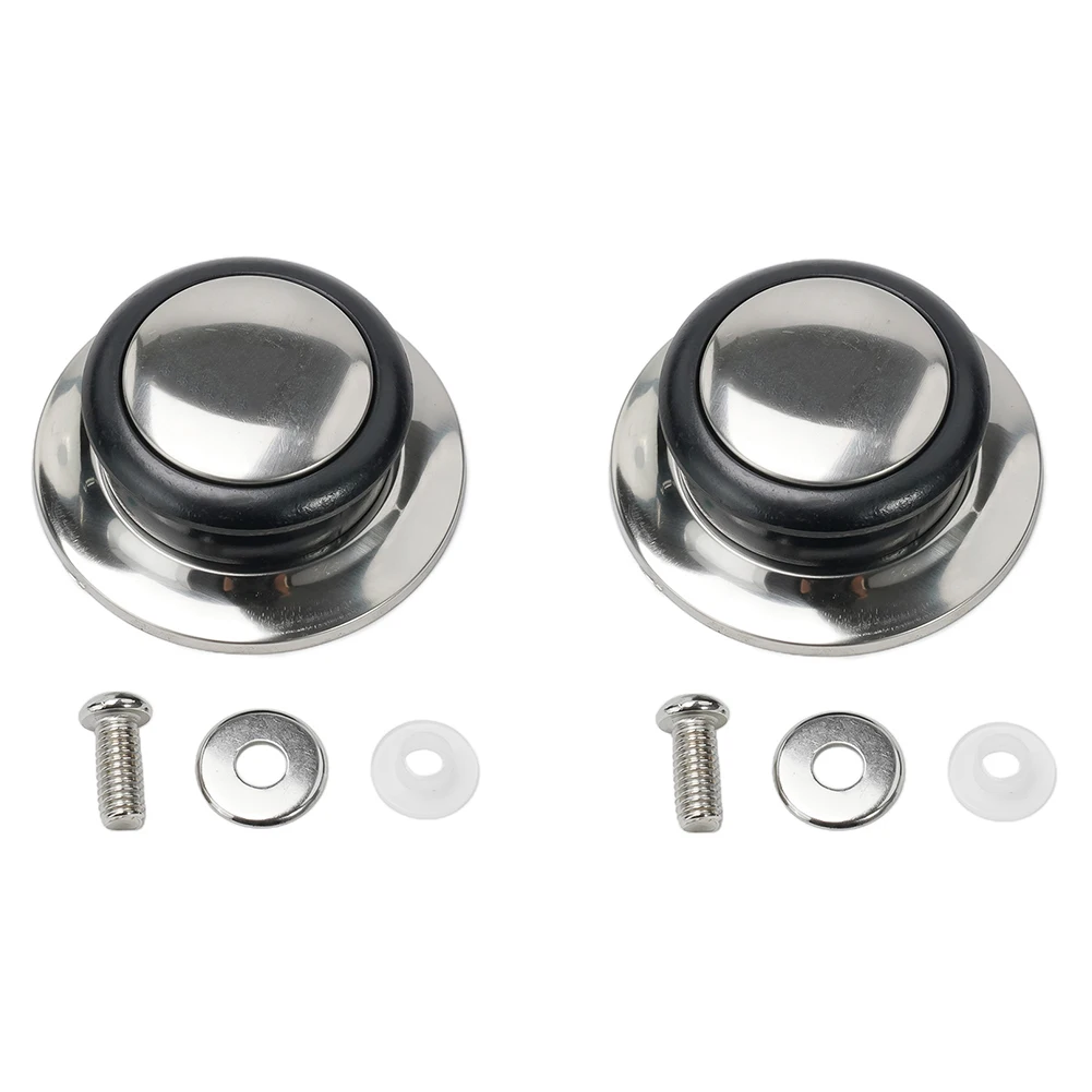 

With Screws Lid Knobs Cap Kitchen Tools Knob Handle Pan Cover Replacement 2pcs Cookware Handgrip Hand Grip Knobs