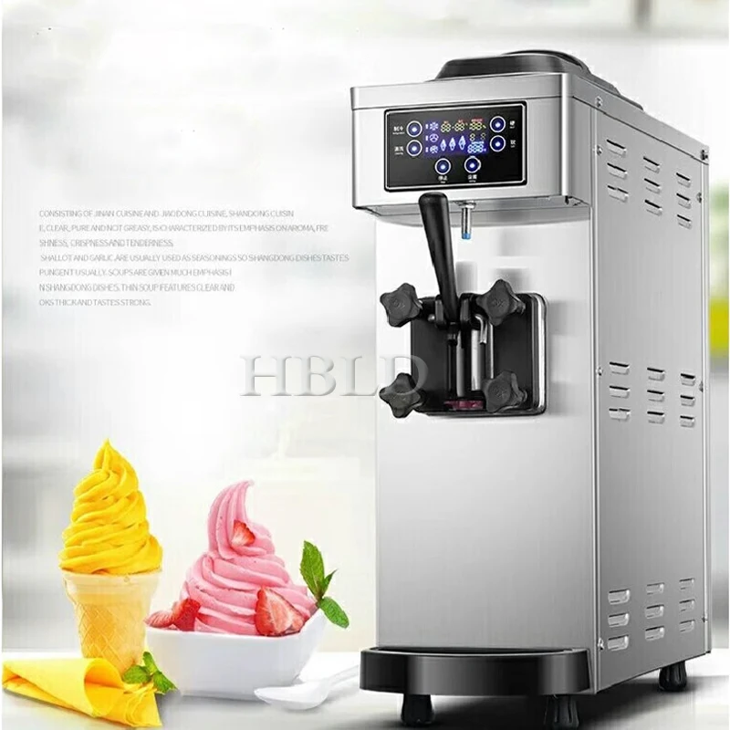 La Mini Macchina Per Gelato Soft A Bocca Singola Desktop A Basso Rumore Al Gusto Di Frutta Sundae Machine È Comoda Da Trasportare