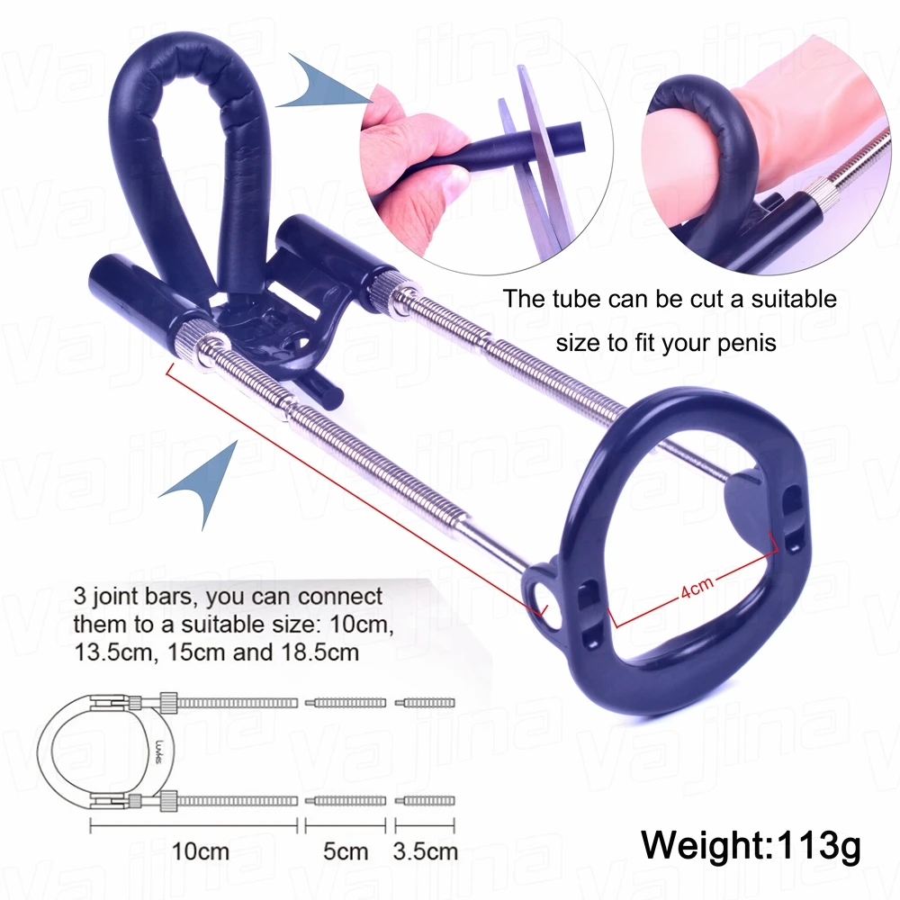 Male Enlarger Stretcher Tension Traction Correction Bending Penis