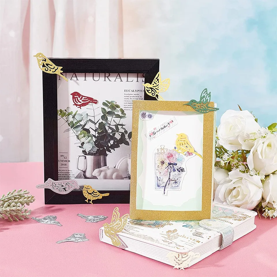 Découpes En Métal Oiseau Mouette, Matrices De Découpe Artisanat En Papier Pochoirs Pour Scrapbooking Bricolage Fournitures De Fabrication De Cartes Décoratives Photo - France