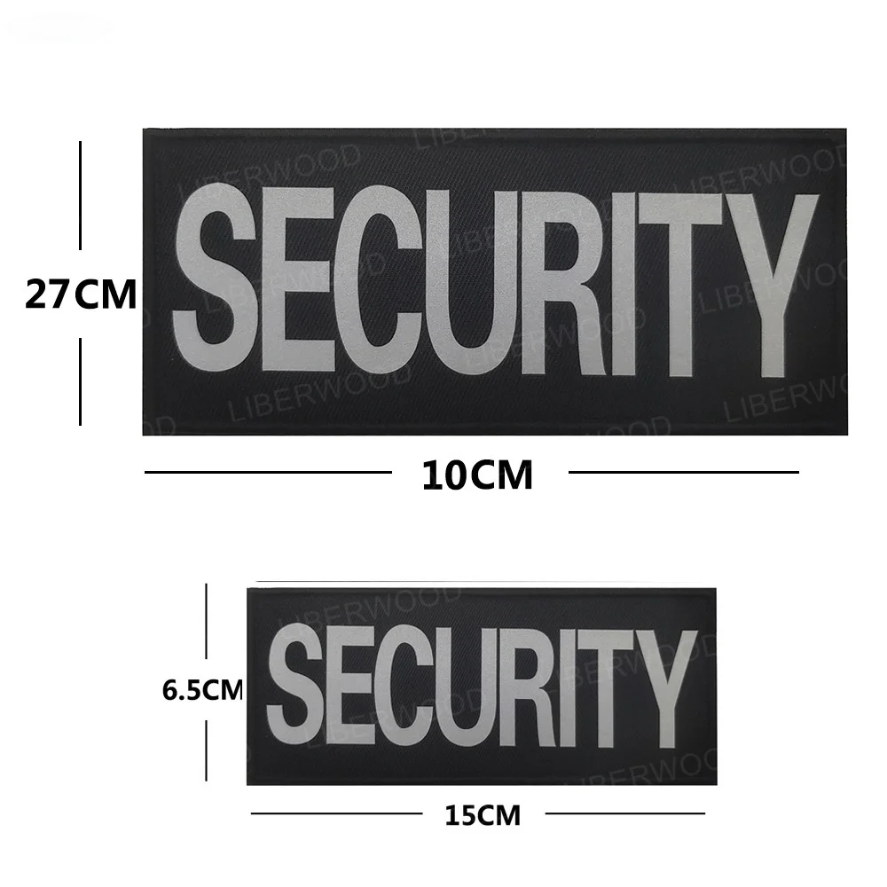 Patch de moulage IR de sécurité, uniforme de patch, applique de fixation  GlaForce, brassard d'insigne