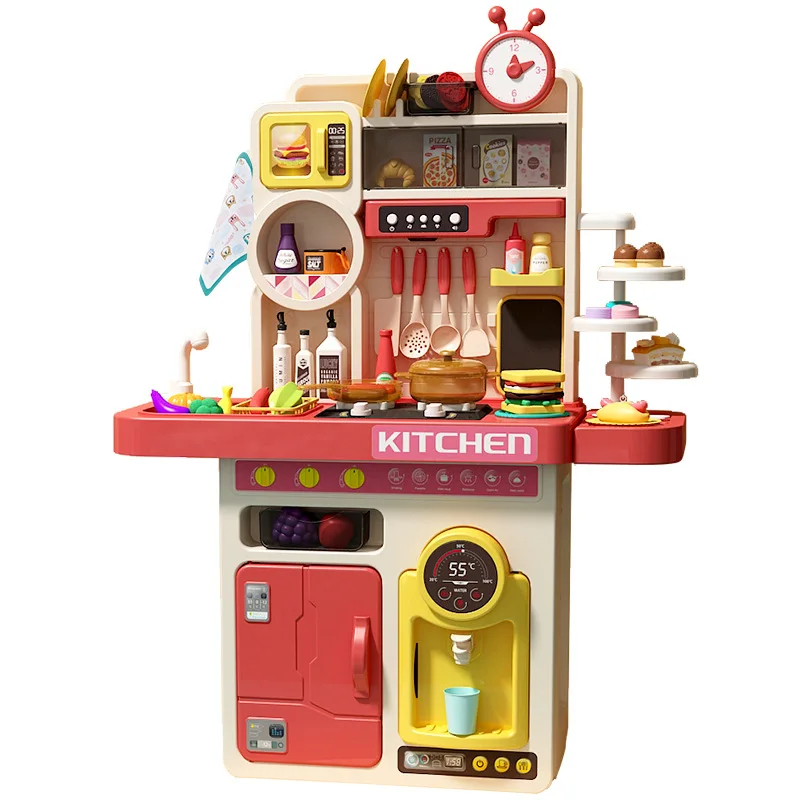 

Children's play house kitchen toy set simulation cooking cooking girl baby kitchen utensils girl boy boy day gift