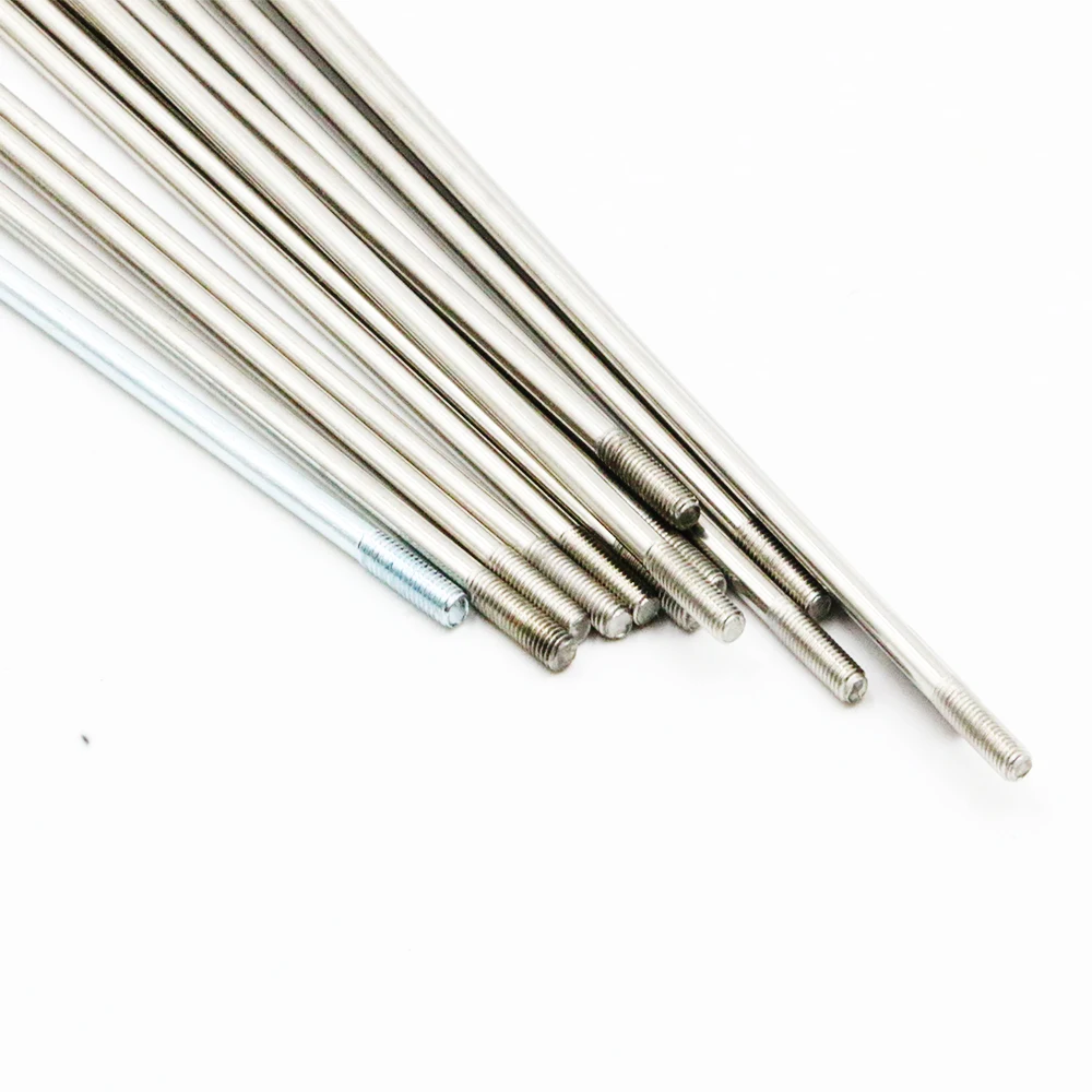 36개 10G 스테인리스 스포크 전기 자전거 휠용 72MM145MM 맞춤 길이 실버 스포크 전기 자전거 휠 조립용