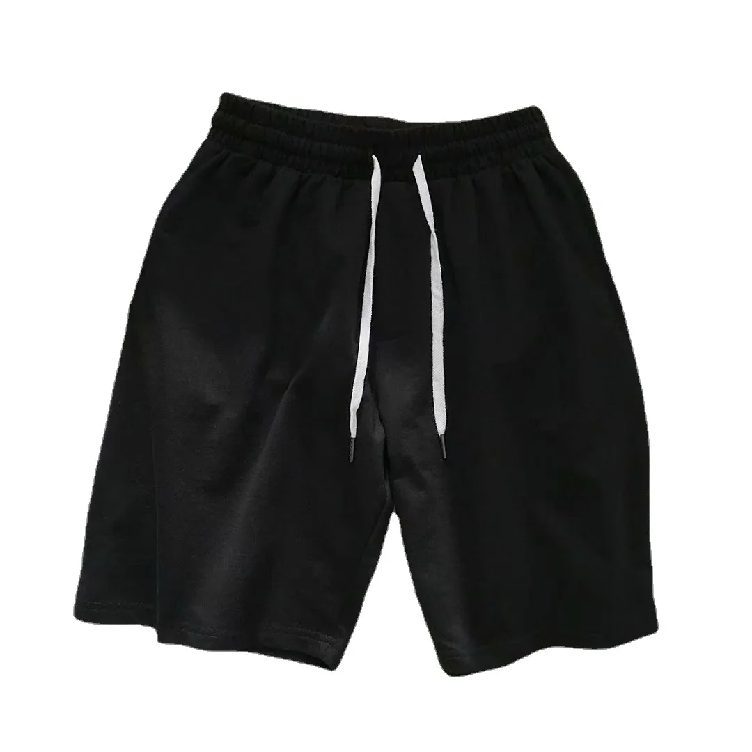 2023 New Solid Color Shorts Men's Summer 5-Point Casual Pants Men's Middle Pants Casual Beach Pants Men's Sports Shorts Fashion