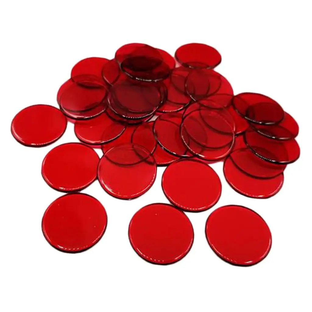 100pcs Poker Chips Coins Casino Supply Family Games Professional Token