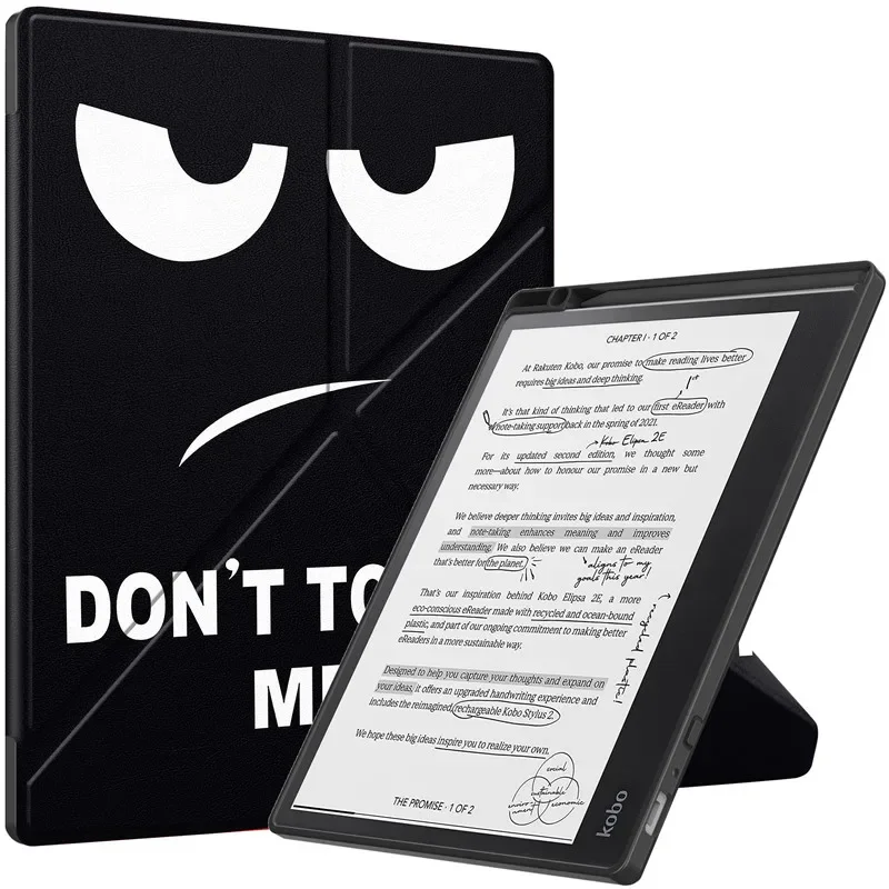 Smart eBook Case with Pencil Holder and Multi-Folding Stand