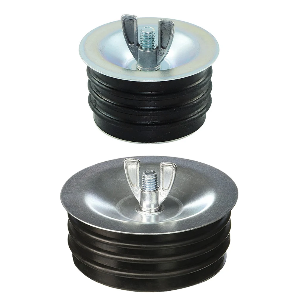 Sealing Ring Metal Water Stop Plug Cleanout Cap Durable Expansion Pipe High Quality Plug Practical Rubber Sewer