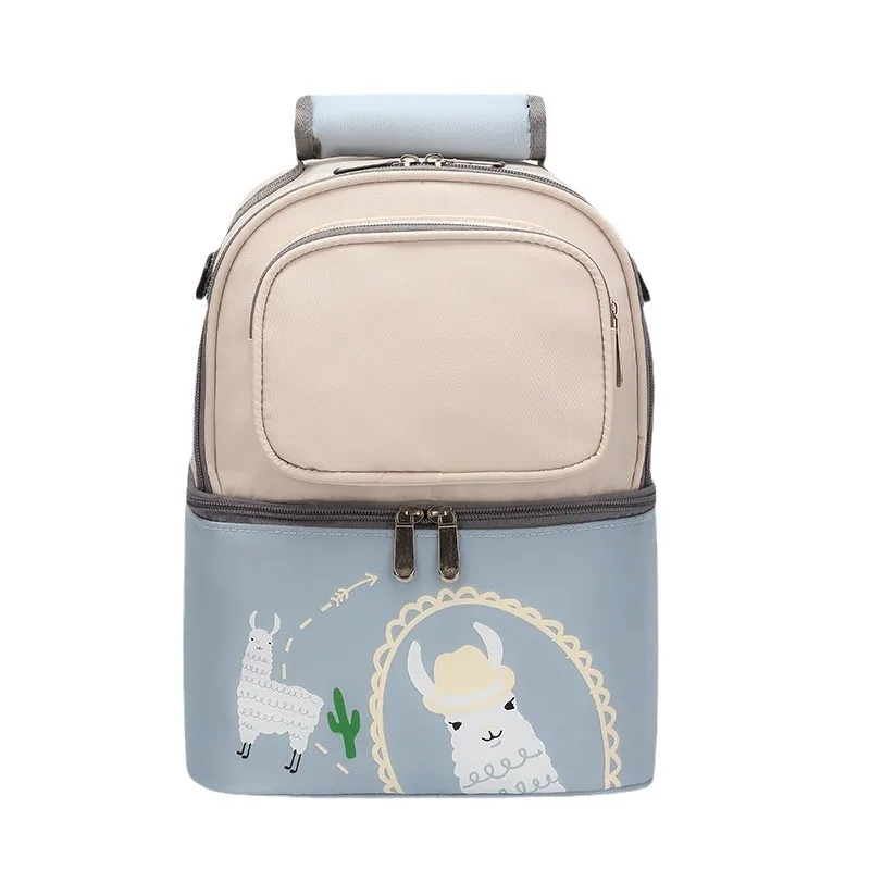 NEW Portable Mommy Bag Layer Lunch Bag Thermal Mommy Cooler Backpack Portable Breast Milk Preservation Bags Insulated Ice Pack